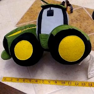 John Deere Tractor Plush 14" Pillow Stuffed Plush
